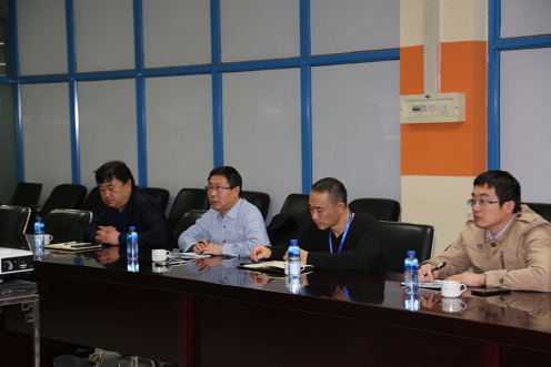 万名干手下下层烟台市国企一队到Z6人生就是博软件公司调研座谈